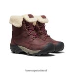 KEEN calçados J8VDXX680 Borgonha/tigrado bota curta impermeável betty mulheres - Image 2