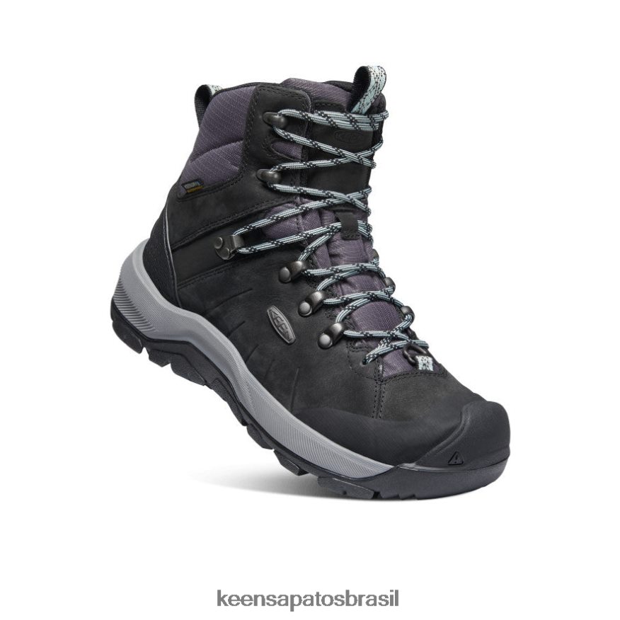 KEEN calçados J8VDXX684 preto/cinza porto bota polar revel iv mulheres - Image 3