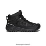 KEEN calçados J8VDXX68 preto targhee exp impermeável médio homens