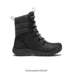 KEEN calçados J8VDXX691 lã preta/preta bota impermeável greta mulheres