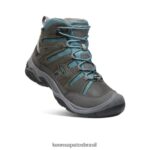 KEEN calçados J8VDXX694 cinza aço/atlântico norte bota polar circadia mulheres - Image 3