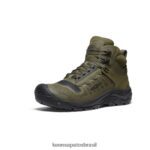 KEEN calçados J8VDXX6 azeitona escura/preta reno kbf impermeável mid (dedo macio) homens - Image 3