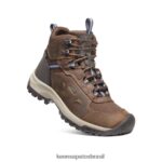KEEN calçados J8VDXX708 coco torrado/índigo vintage bota impermeável de cume da bacia mulheres - Image 3