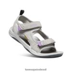 KEEN calçados J8VDXX709 garoa/lavanda inglesa sandália drift creek com duas tiras mulheres - Image 3