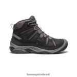 KEEN calçados J8VDXX70 preto/cinza aço bota impermeável circadia homens