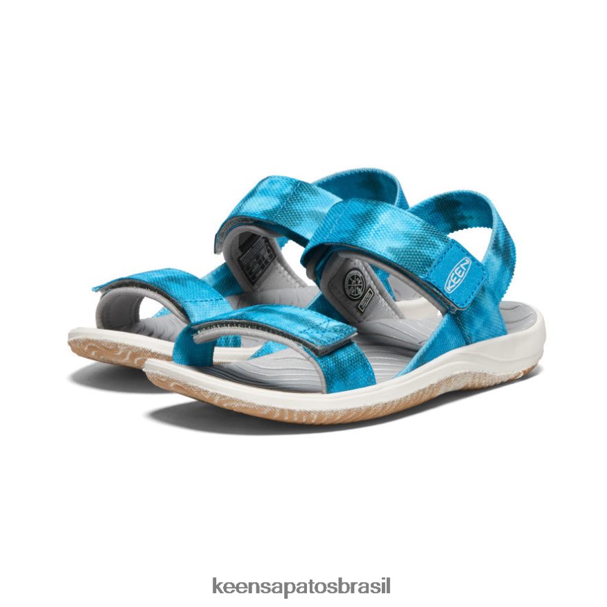 KEEN calçados J8VDXX722 musgo marinho/fiorde azul elle alça traseira Crianças grandes - Image 2