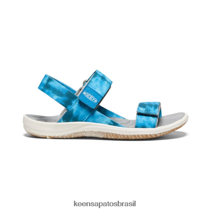 keen_calcados_j8vdxx722_musgo_marinho_fiorde_azul_elle_alca_traseira_criancas_grandes.jpg KEEN calçados J8VDXX722 musgo marinho/fiorde azul elle alça traseira Crianças grandes - Image 1