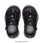KEEN calçados J8VDXX729 Preto amarelo Nova Iorque h2 criancinhas - Image 4