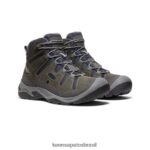 KEEN calçados J8VDXX72 cinza aço/azul legião bota impermeável circadia homens - Image 2