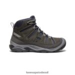KEEN calçados J8VDXX72 cinza aço/azul legião bota impermeável circadia homens