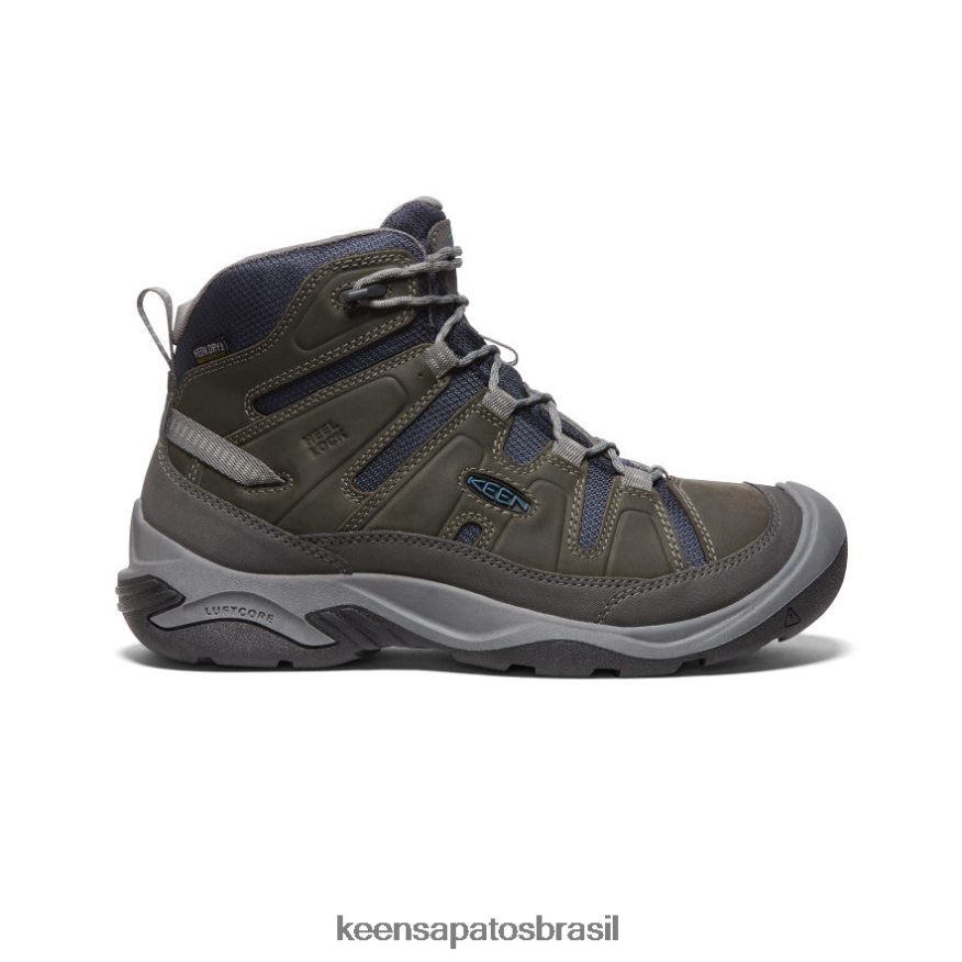 KEEN calçados J8VDXX72 cinza aço/azul legião bota impermeável circadia homens - Image 1