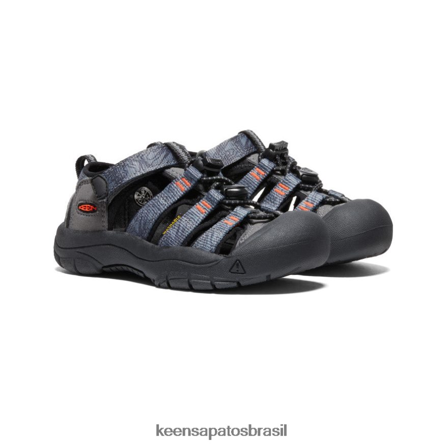 KEEN calçados J8VDXX735 cinza aço/preto Nova Iorque h2 criancinhas - Image 2