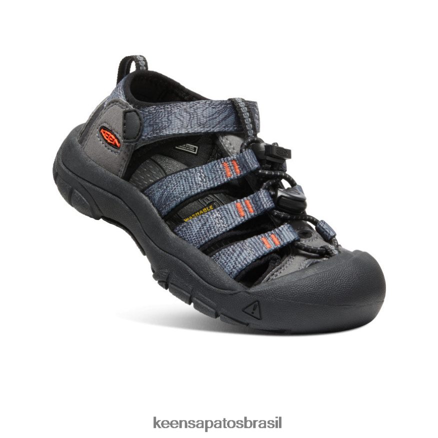 KEEN calçados J8VDXX735 cinza aço/preto Nova Iorque h2 criancinhas - Image 3