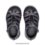 KEEN calçados J8VDXX735 cinza aço/preto Nova Iorque h2 criancinhas - Image 4