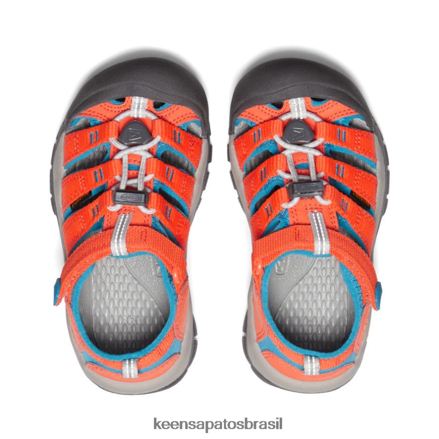 KEEN calçados J8VDXX738 segurança laranja/fiorde azul Nova Iorque h2 criancinhas - Image 4