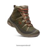 KEEN calçados J8VDXX73 azeitona escura/argila de oleiro bota impermeável circadia homens - Image 3