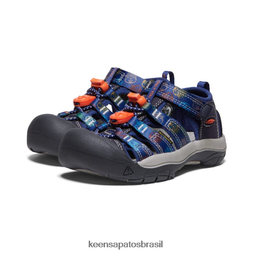 KEEN calçados J8VDXX743 urso esfumado/multi newport h2 x urso esfumaçado criancinhas - Image 2