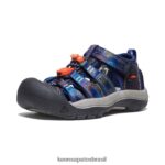 KEEN calçados J8VDXX743 urso esfumado/multi newport h2 x urso esfumaçado criancinhas - Image 3