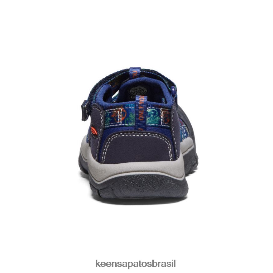 KEEN calçados J8VDXX743 urso esfumado/multi newport h2 x urso esfumaçado criancinhas - Image 5