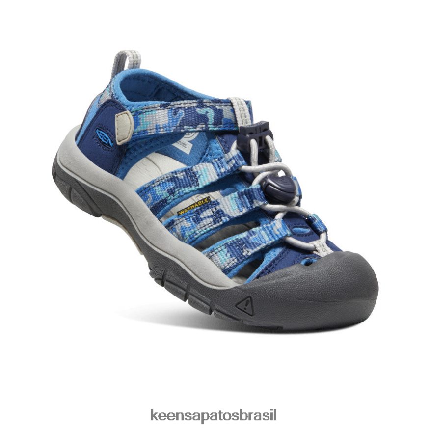 KEEN calçados J8VDXX748 camuflado/cobalto brilhante Nova Iorque h2 criancinhas - Image 3