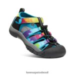 KEEN calçados J8VDXX749 tie-dye arco-íris Nova Iorque h2 Crianças grandes - Image 3