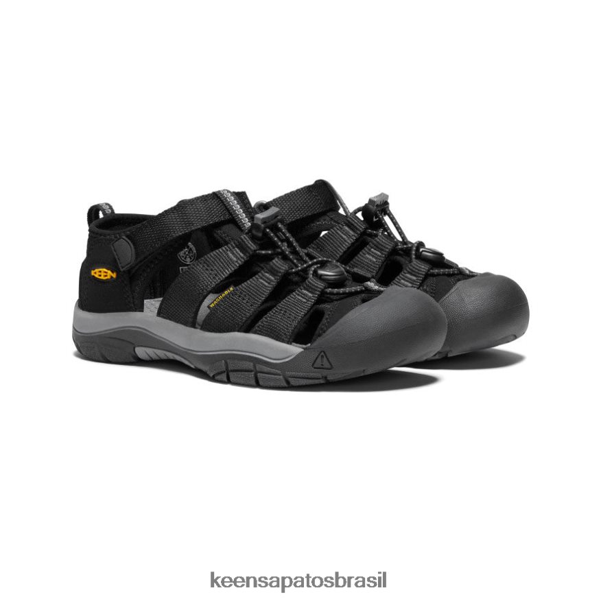 KEEN calçados J8VDXX750 Preto amarelo Nova Iorque h2 Crianças grandes - Image 2