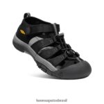 KEEN calçados J8VDXX750 Preto amarelo Nova Iorque h2 Crianças grandes - Image 3