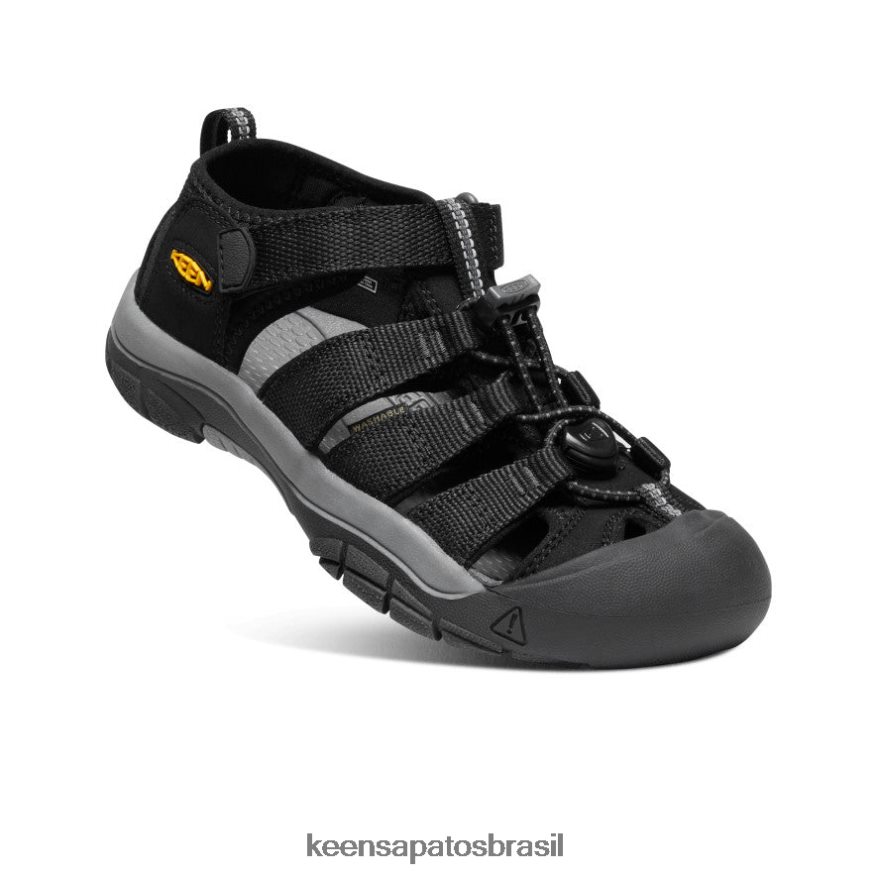 KEEN calçados J8VDXX750 Preto amarelo Nova Iorque h2 Crianças grandes - Image 3