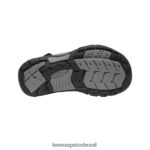KEEN calçados J8VDXX750 Preto amarelo Nova Iorque h2 Crianças grandes - Image 4