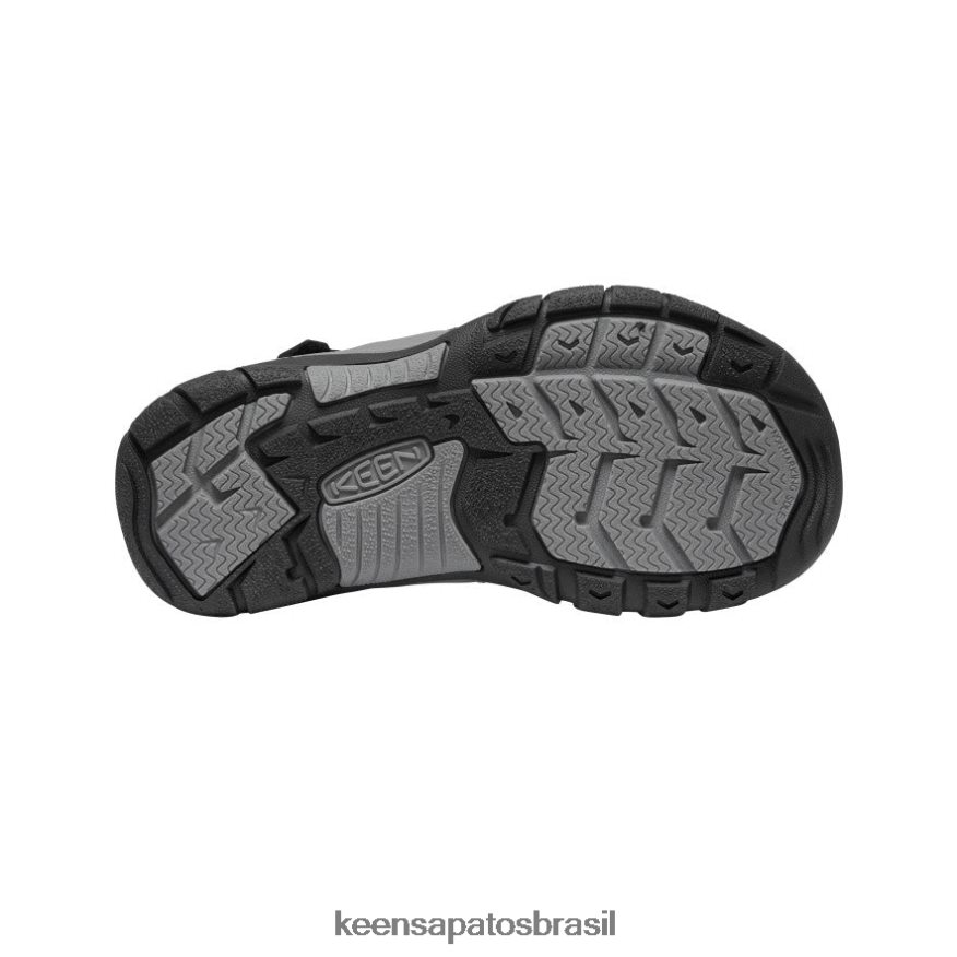 KEEN calçados J8VDXX750 Preto amarelo Nova Iorque h2 Crianças grandes - Image 4