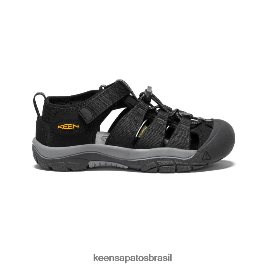 KEEN calçados J8VDXX750 Preto amarelo Nova Iorque h2 Crianças grandes - Image 1