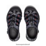 KEEN calçados J8VDXX755 cinza aço/preto Nova Iorque h2 Crianças grandes - Image 4