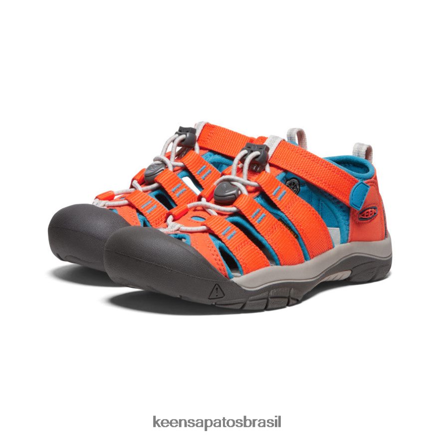 KEEN calçados J8VDXX756 segurança laranja/fiorde azul Nova Iorque h2 Crianças grandes - Image 2