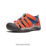 KEEN calçados J8VDXX756 segurança laranja/fiorde azul Nova Iorque h2 Crianças grandes - Image 3