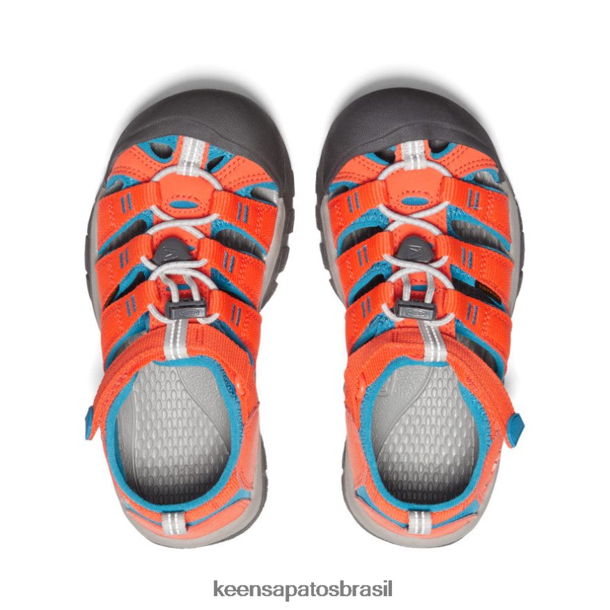KEEN calçados J8VDXX756 segurança laranja/fiorde azul Nova Iorque h2 Crianças grandes - Image 4
