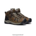 KEEN calçados J8VDXX75 azeitona preta/tigrado flint ii impermeável mid (dedo macio) homens - Image 2