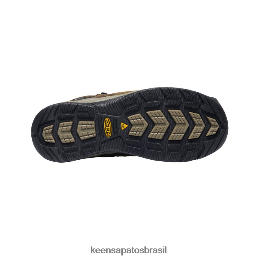 KEEN calçados J8VDXX75 azeitona preta/tigrado flint ii impermeável mid (dedo macio) homens - Image 4