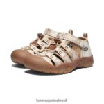 KEEN calçados J8VDXX762 urso esfumaçado/smores newport h2 x urso esfumaçado Crianças grandes - Image 2