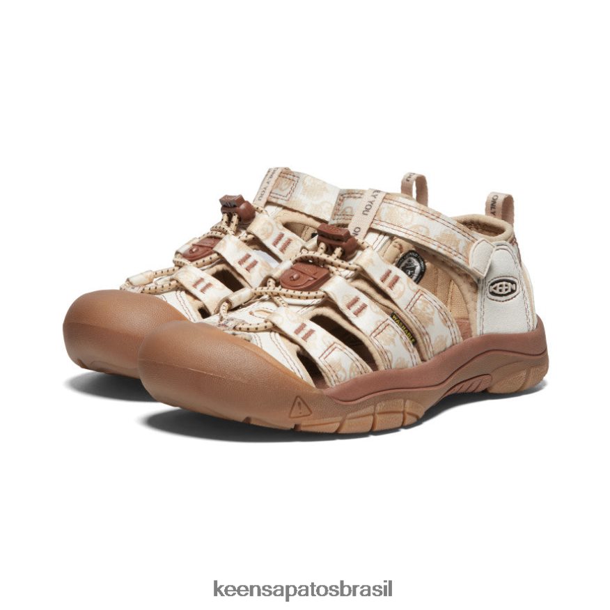 KEEN calçados J8VDXX762 urso esfumaçado/smores newport h2 x urso esfumaçado Crianças grandes - Image 2