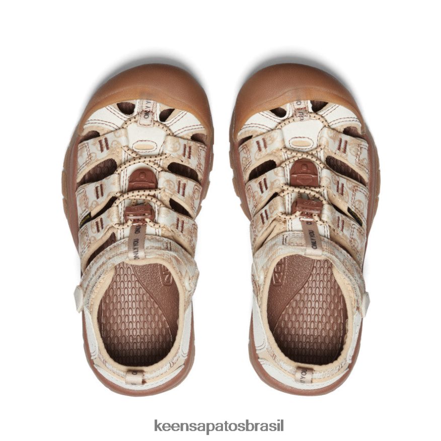 KEEN calçados J8VDXX762 urso esfumaçado/smores newport h2 x urso esfumaçado Crianças grandes - Image 4