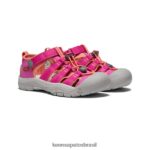 KEEN calçados J8VDXX765 verry berry/coral de fusão Nova Iorque h2 Crianças grandes - Image 2