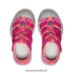 KEEN calçados J8VDXX765 verry berry/coral de fusão Nova Iorque h2 Crianças grandes - Image 4
