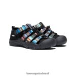KEEN calçados J8VDXX768 raio preto Nova Iorque h2 Crianças grandes - Image 2