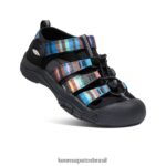 KEEN calçados J8VDXX768 raio preto Nova Iorque h2 Crianças grandes - Image 3