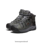KEEN calçados J8VDXX76 aço cinza/carapaça de tartaruga flint ii impermeável mid (dedo macio) homens - Image 2