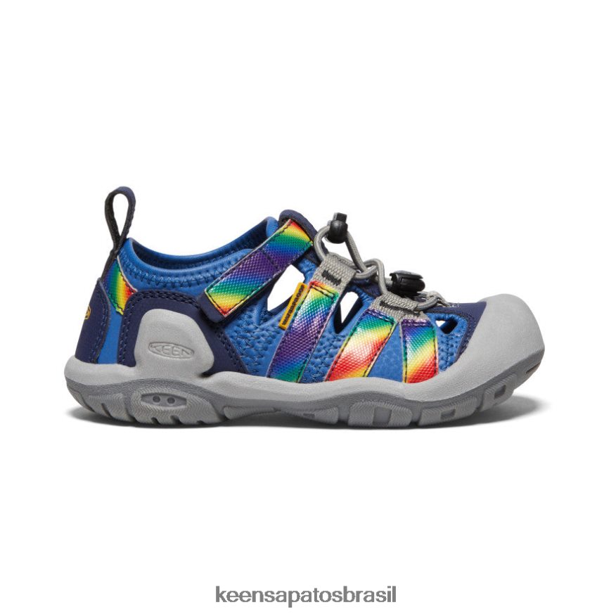 KEEN calçados J8VDXX774 tie-dye cobalto/arco-íris brilhante riacho nó criancinhas - Image 1