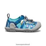 KEEN calçados J8VDXX775 fiorde azul/ipanema riacho nó criancinhas