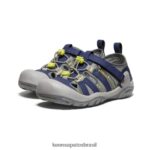 KEEN calçados J8VDXX777 profundidades cinza aço/azul riacho nó Crianças grandes - Image 2