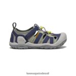 KEEN calçados J8VDXX777 profundidades cinza aço/azul riacho nó Crianças grandes