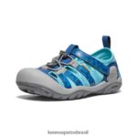 KEEN calçados J8VDXX779 fiorde azul/ipanema riacho nó Crianças grandes - Image 3